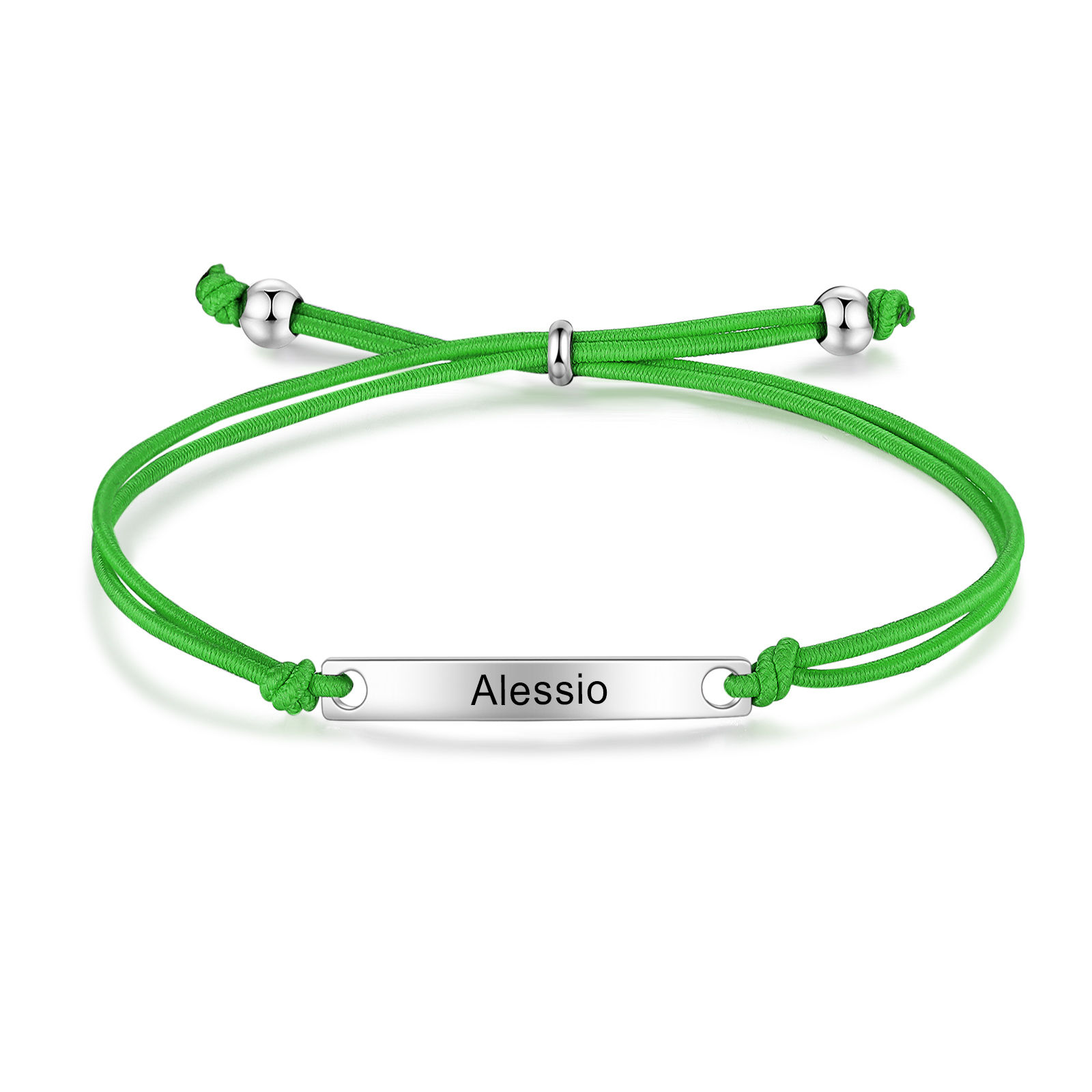 Personalized Name Stainless Steel Bracelet Adjustable, A Good Start-Of-School Gift For My Daughter