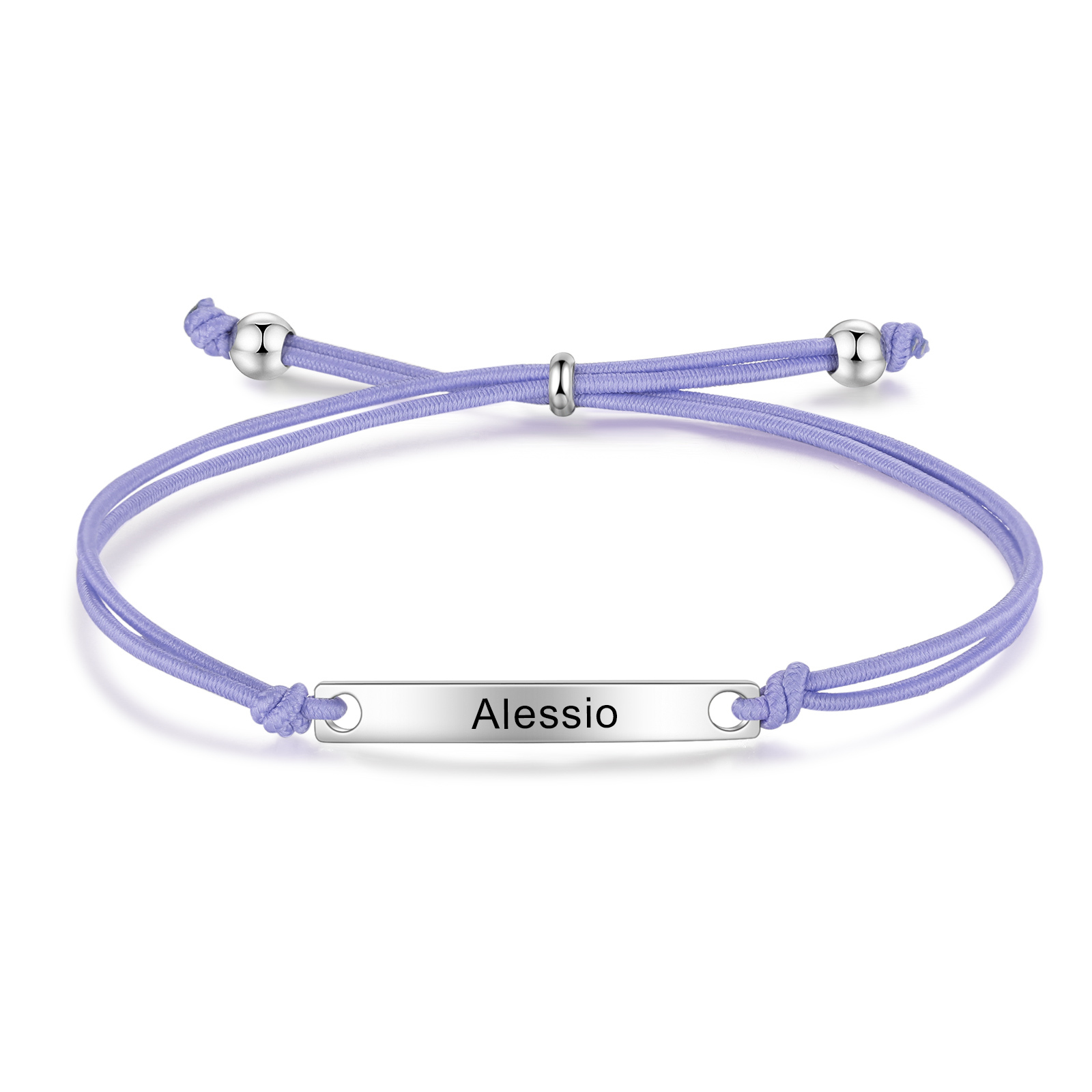 Personalized Name Stainless Steel Bracelet Adjustable, A Good Start-Of-School Gift For My Daughter