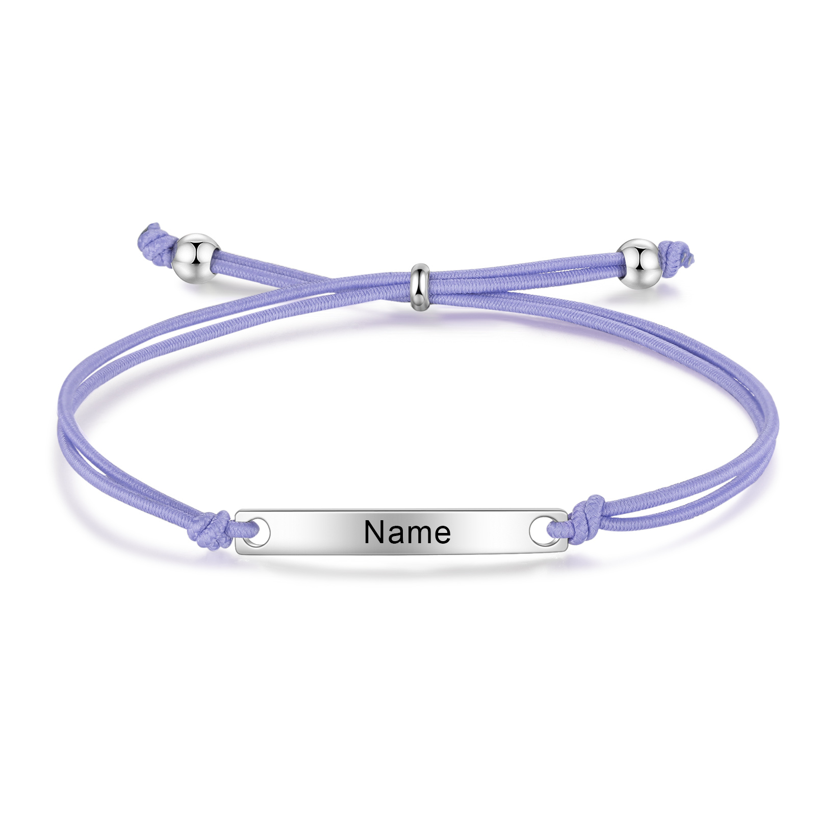 Personalized Name Stainless Steel Bracelet Adjustable, A Good Start-Of-School Gift For My Daughter