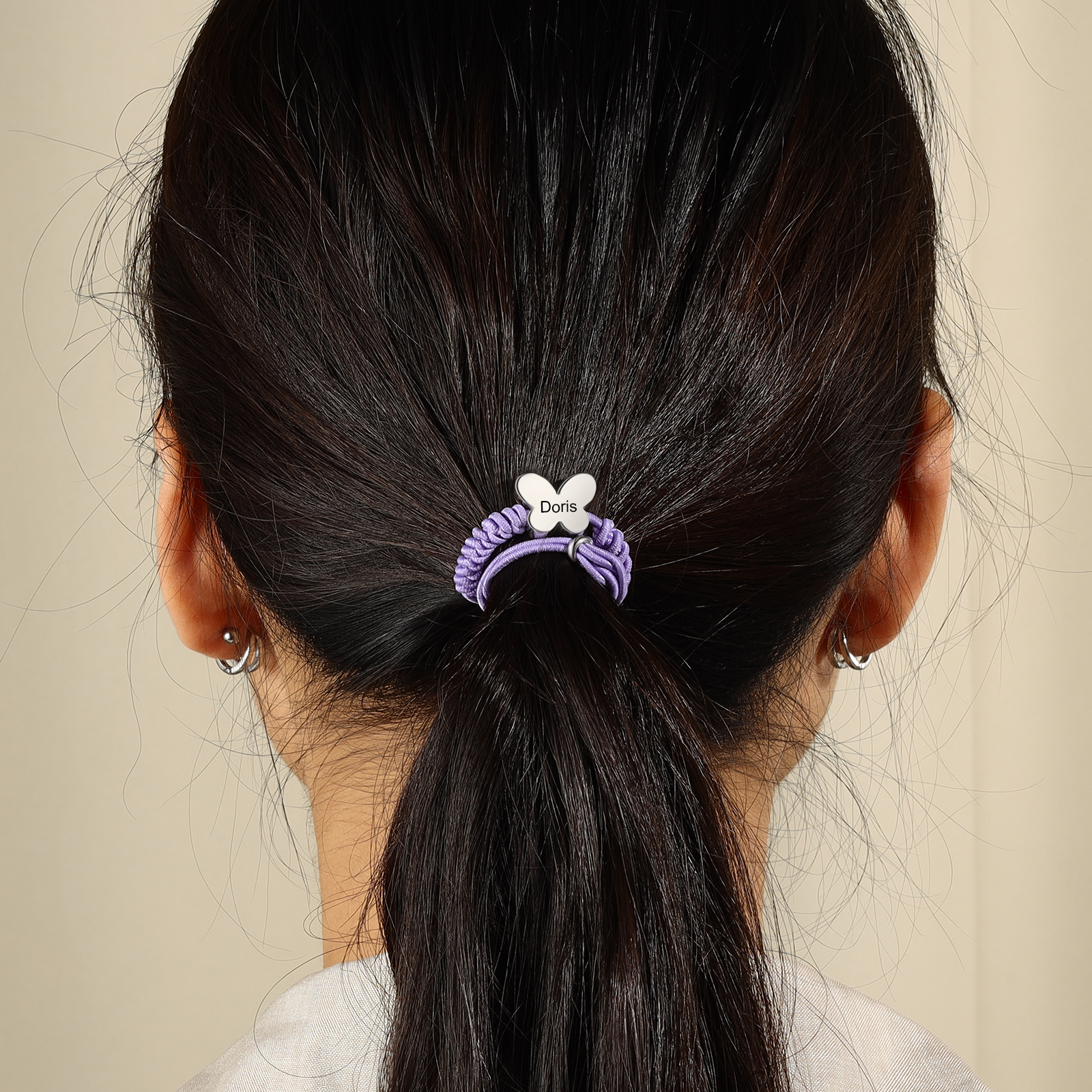 Personalized Name Woven Stainless Steel Butterfly Bracelet, A Back-To-School Gift For My Daughter