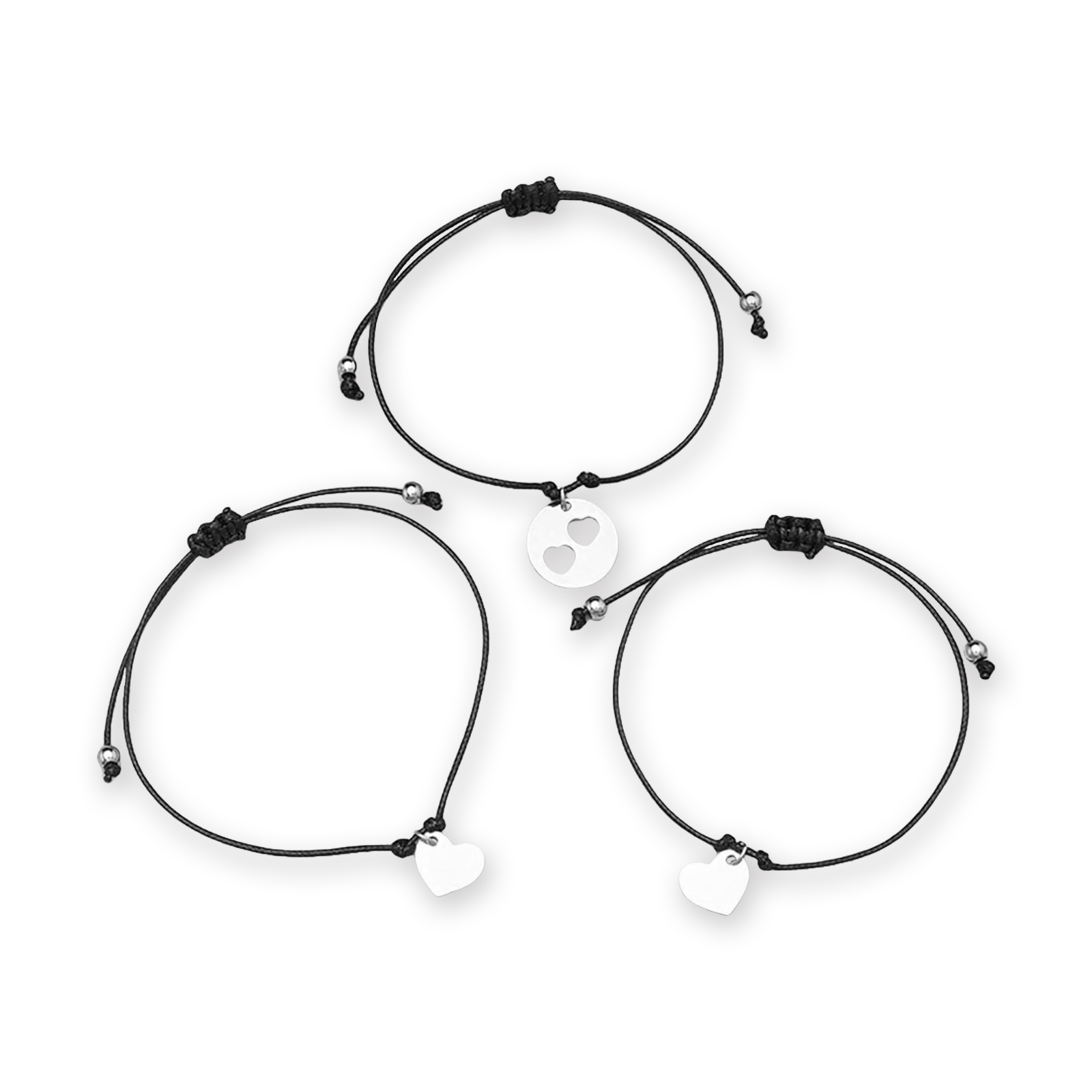 3 Love Elastic Stainless Steel Bracelets, A Back-To-School Gift For Daughter