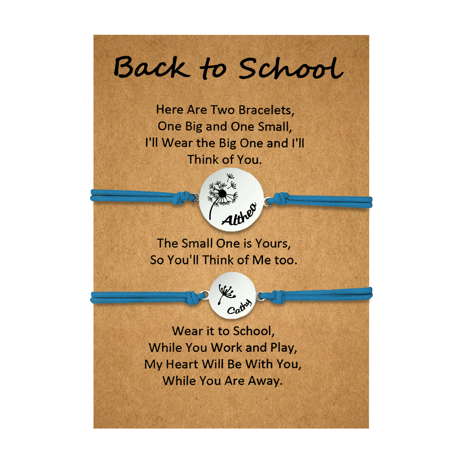 Jessemade UK 2 PCS Dandelion Pattern Elastic Stainless Steel Bracelet, A Back-To-School Gift For Daughter 19.99 n2