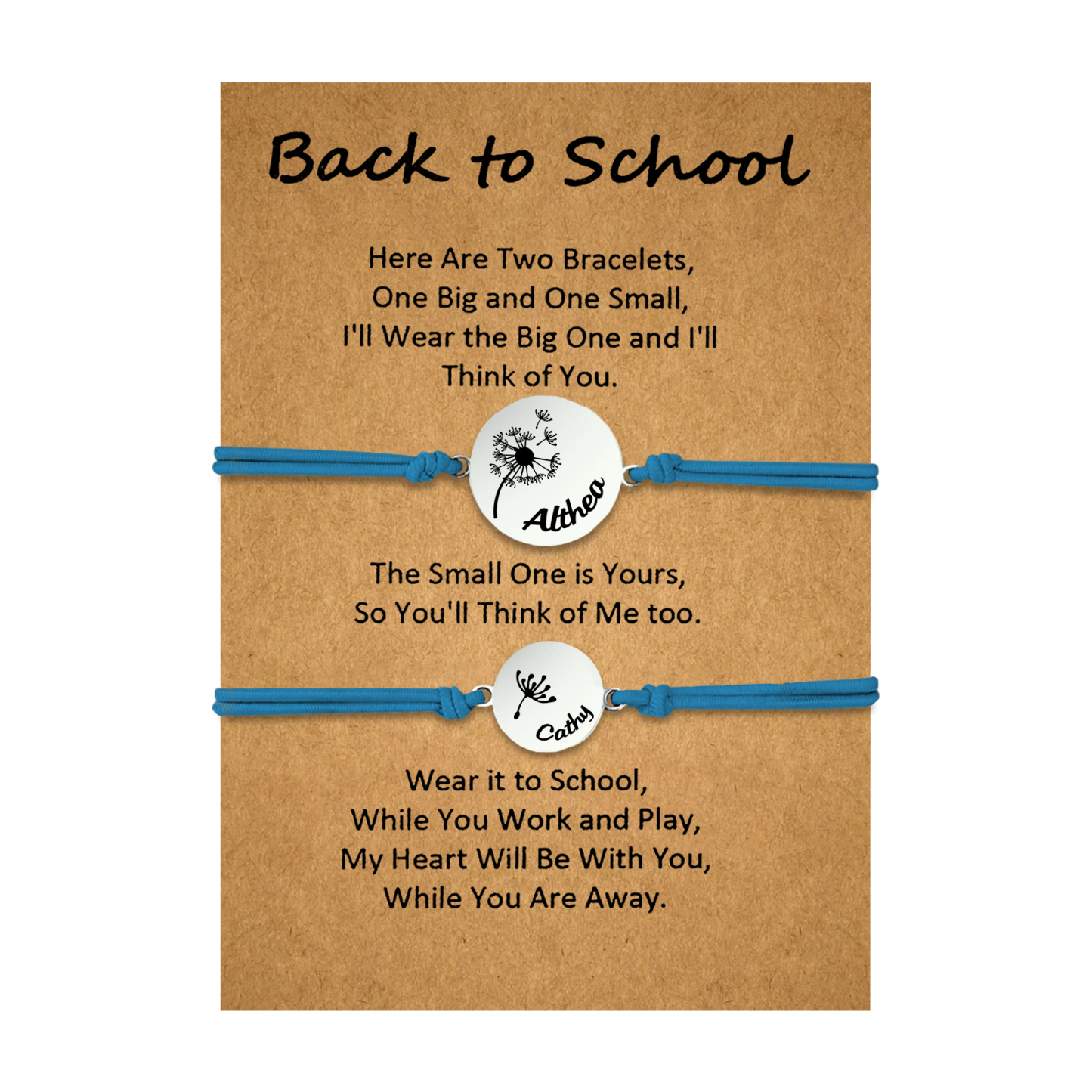 Jessemade UK 2 PCS Dandelion Pattern Elastic Stainless Steel Bracelet, A Back-To-School Gift For Daughter 19.99 n2