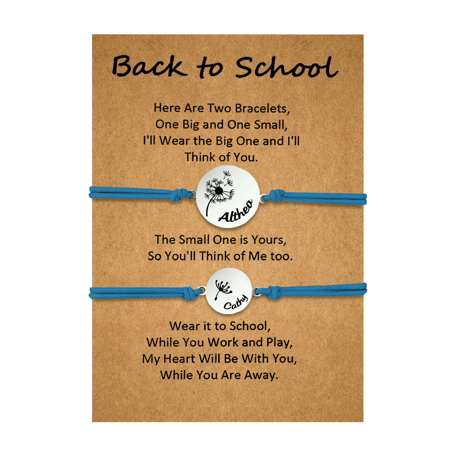 Jessemade UK 2 PCS Dandelion Pattern Elastic Stainless Steel Bracelet, A Back-To-School Gift For Daughter 19.99 n2