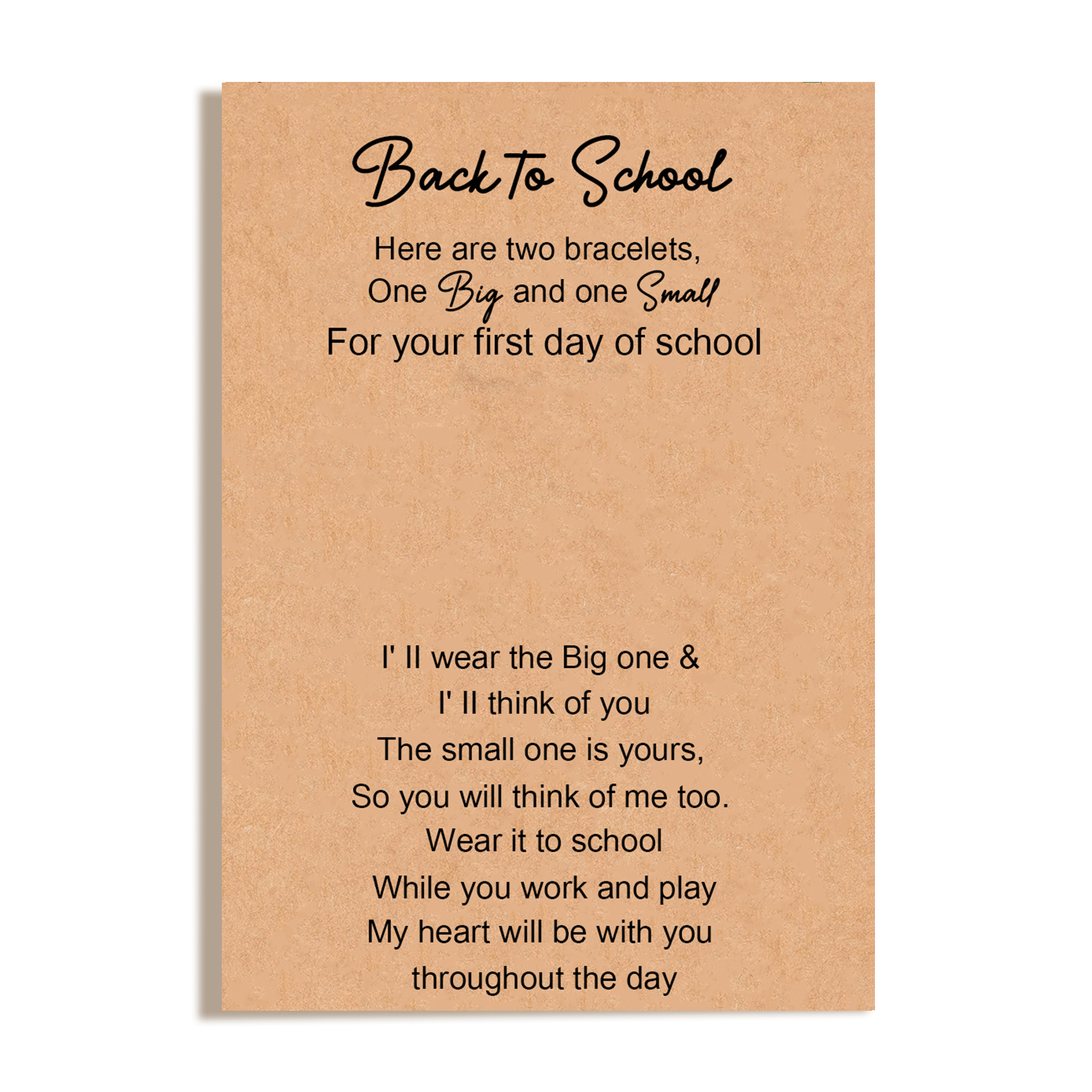 2 PCS Elastic Stainless Steel Bracelets, A Good Start-Of-School Gift For Your Son/Daughter