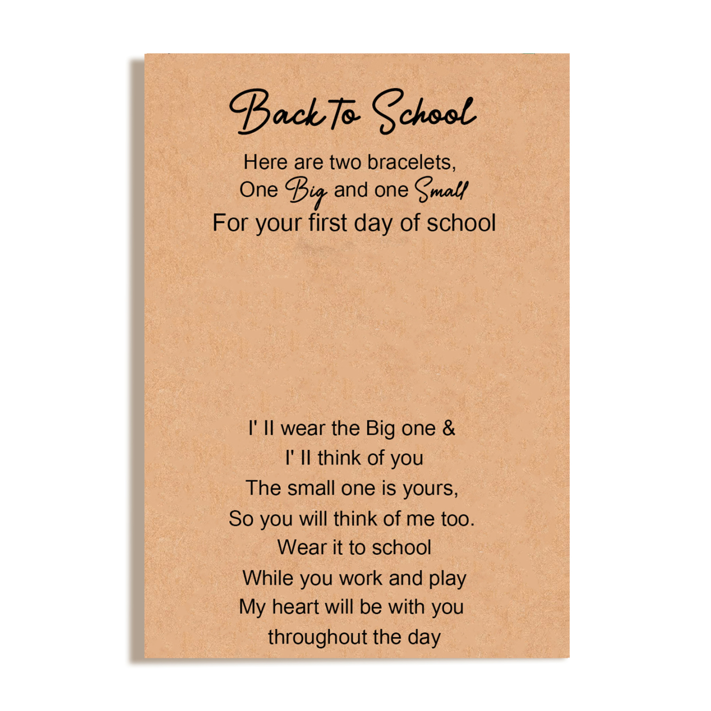 2 PCS Elastic Stainless Steel Bracelets, A Good Start-Of-School Gift For Your Son/Daughter