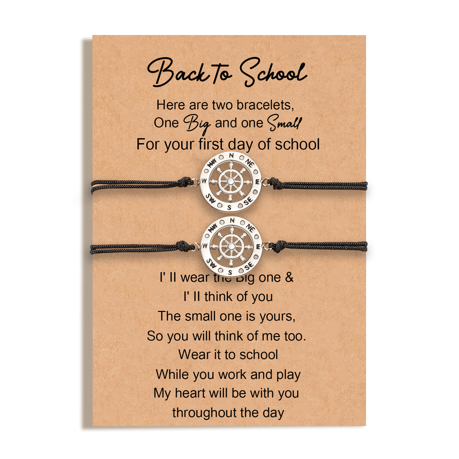 Jessemade UK 2 PCS Elastic Stainless Steel Bracelets, A Good Start-Of-School Gift For Your Son/Daughter 19.99