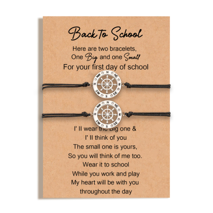 Jessemade UK 2 PCS Elastic Stainless Steel Bracelets, A Good Start-Of-School Gift For Your Son/Daughter 19.99