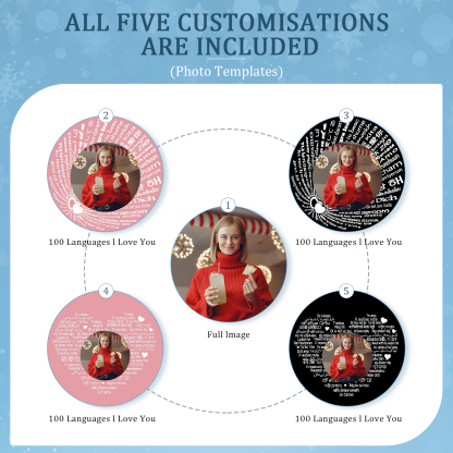 Personalised Projection Stone Bracelet – Customize 1 Photo – Valentine's Day Gift for Her/Him | Jessemade