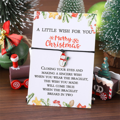 Christmas Wish Bracelet with Festive Charms Thoughtful Family Gift