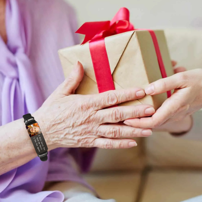 Personalised Memorial Bracelet Custom Photo – Carrying Memories Forever - Gift for Men | Jessemade