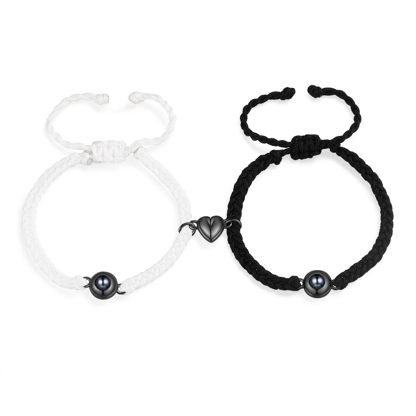 Personalised Projection Photo Bracelet – Customised with 1 Photo and Heart Design, Available in 3 Styles – Valentine’s Day Gift for Couple | Jessemade