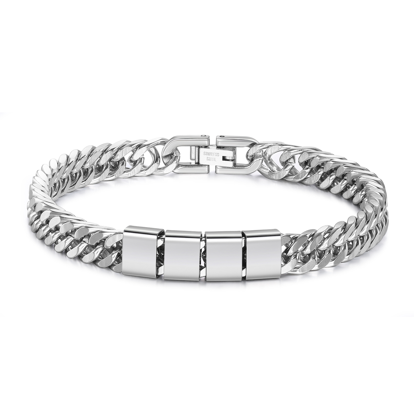4 Names Personalised Men’s Bracelet – Bold, Durable, and Made Just for Him | Jessemade