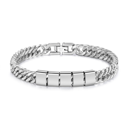 5 Names Personalised Men’s Bracelet – Bold, Durable, and Made Just for Him | Jessemade