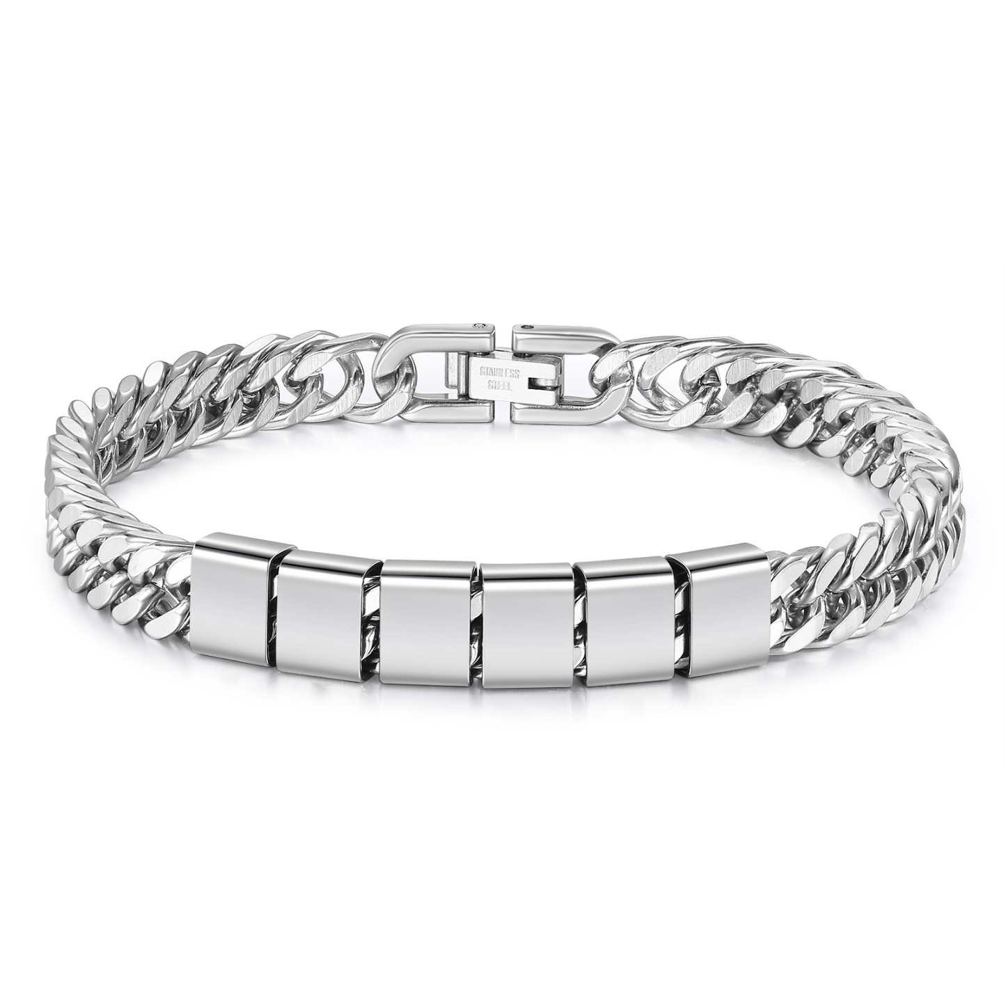 6 Names Personalised Men’s Bracelet – Bold, Durable, and Made Just for Him | Jessemade