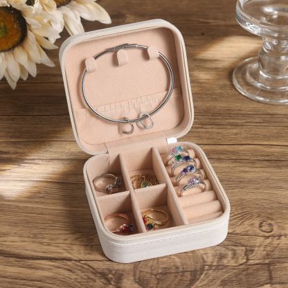 Square Jewelry Storage Box-Personalised 1 Name Customized Birthflower Storage Box In Various Colors