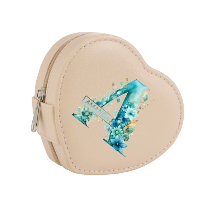 Personalised Jewelry Box – Custom Name & Letter with Pink & White Elegant Keepsake Case for Her | Jessemade