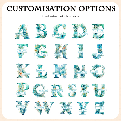 Personalised Jewelry Box – Custom Name & Letter with Pink & White Elegant Keepsake Case for Her | Jessemade