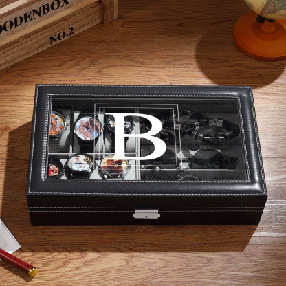 Gift Exquisite Storage Box Jewelry Box-Custom 1 Letter-Gift For Dad