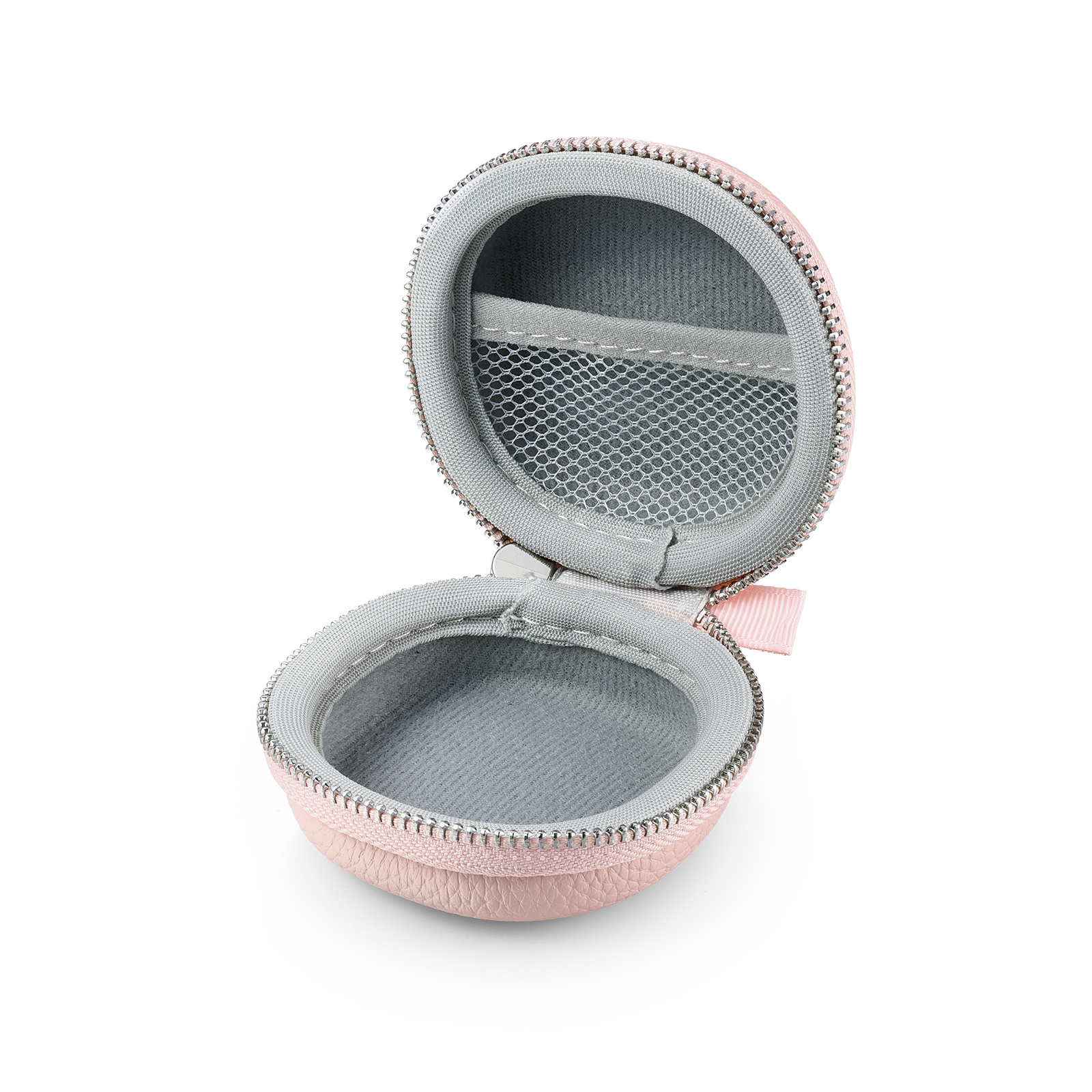 Personalised PU Leather Round Storage Case – Compact & Versatile Organiser