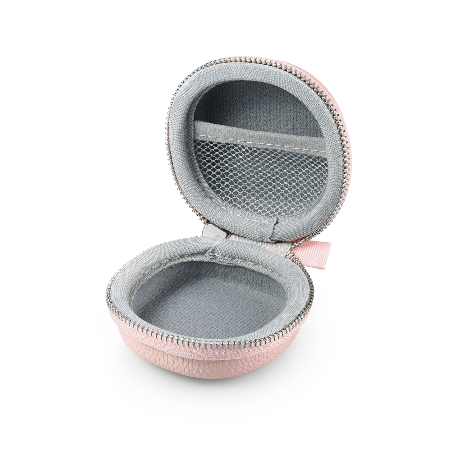 Personalised PU Leather Round Storage Case – Compact & Versatile Organiser