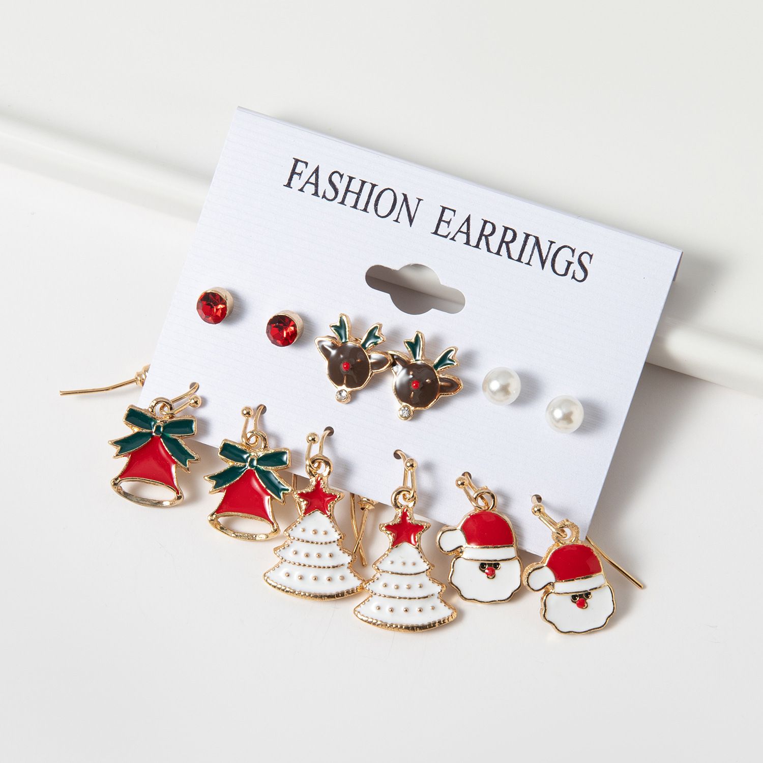 Festive Earring Set – Perfect Family Christmas Gift with Holiday Designs