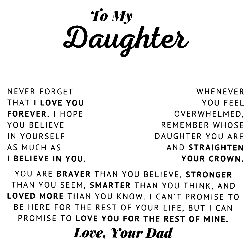 Warm Gift Card, Special Card for Mum/Daughter/Christmas