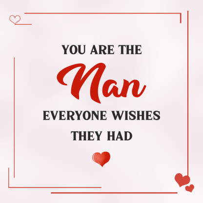 Mum/Nan/Nana/Nanny Warm Gift Card, Special Card