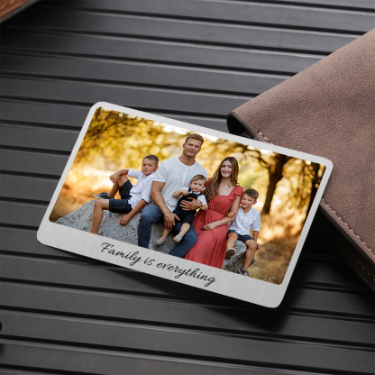 Personalised Wallet Card Insert – Custom Photo & Text Gift for Dad | Jessemade