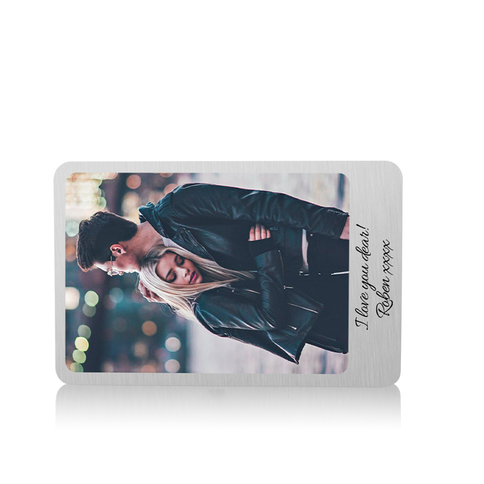 Personalised Wallet Card Insert – Custom Photo & Text Gift for Dad/Husband | Jessemade