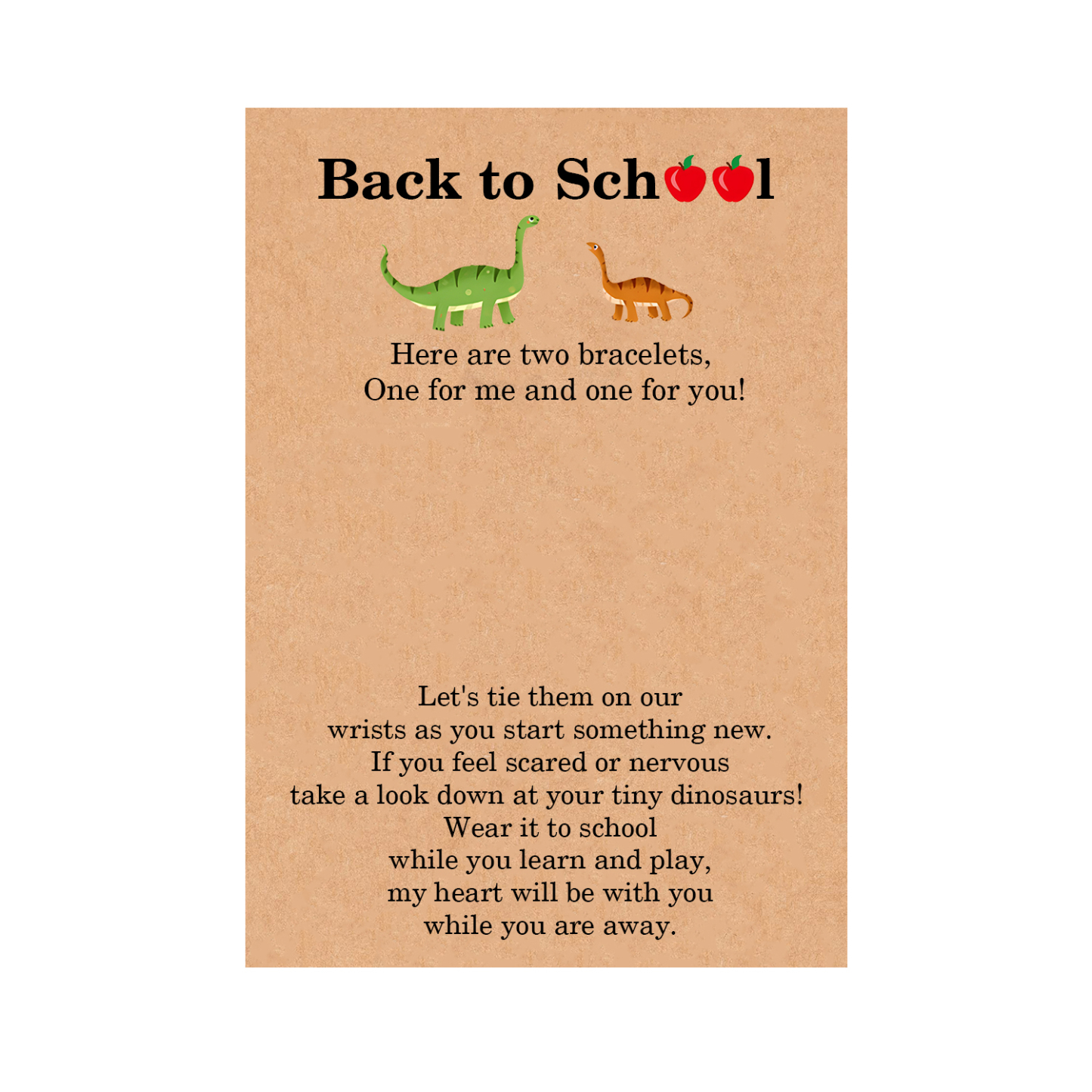 2Pcs Dinosaur Bracelets Stainless Steel Braided Bracelets Back To School Gift For Kids