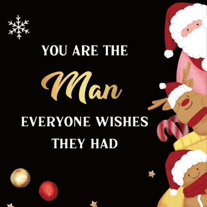 Dad/Man/Boyfriend/Son Warm Gift Card, Special Card