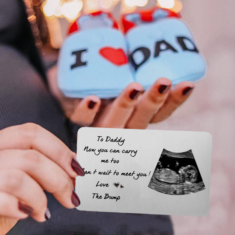 To Daddy - Custom Photo & Text Wallet Card Christmas Gift for Dad | Jessemade