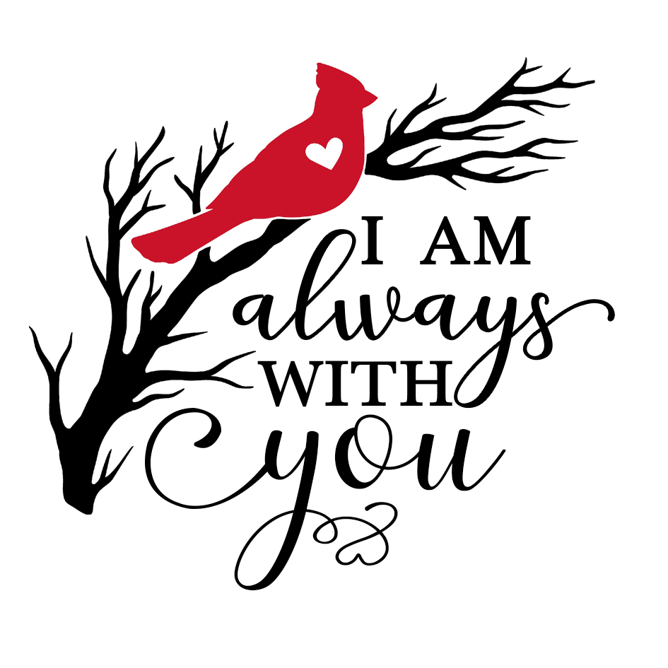 Cardinal Memorial Cards - Messages of Comfort and Love 