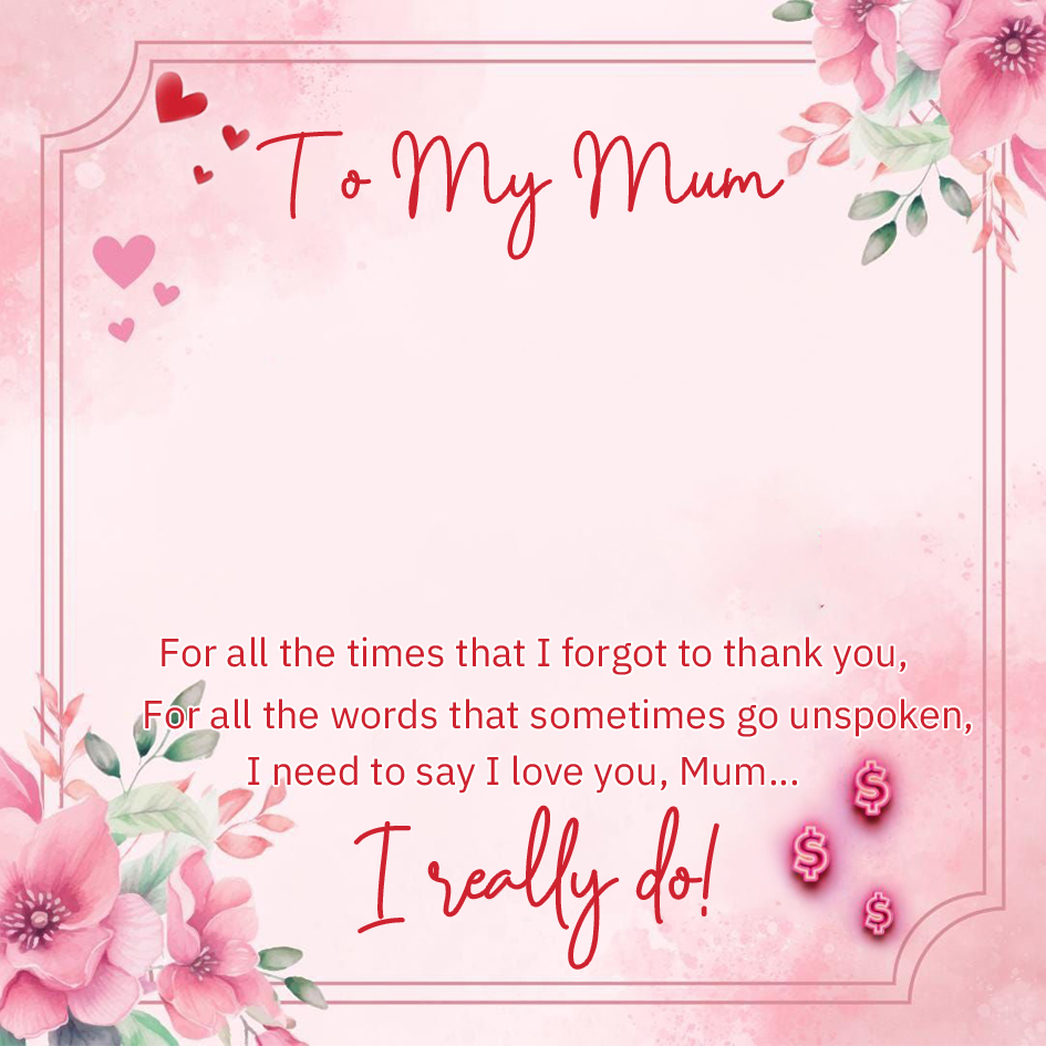 Beautiful Mother's Day Greeting Card – 7 Unique Designs – Unique Mother's Day Gifts for Her | Jessemade