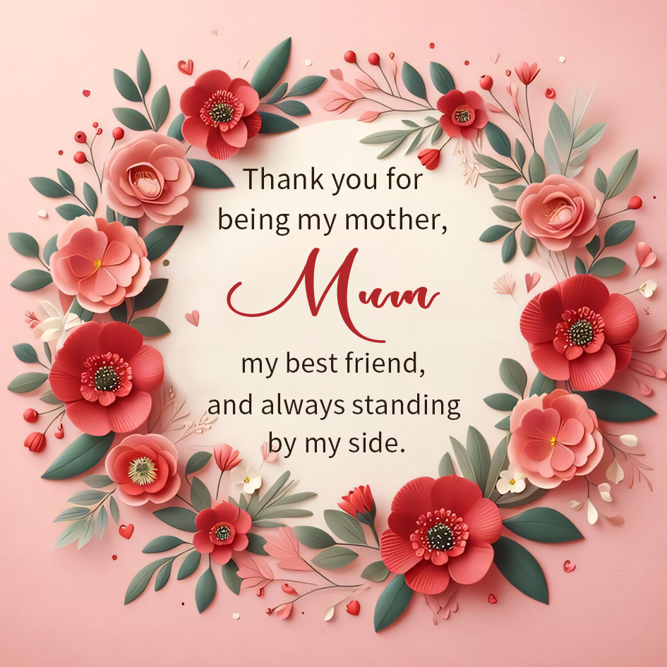 Beautiful Mother's Day Greeting Card – 7 Unique Designs – Unique Mothe