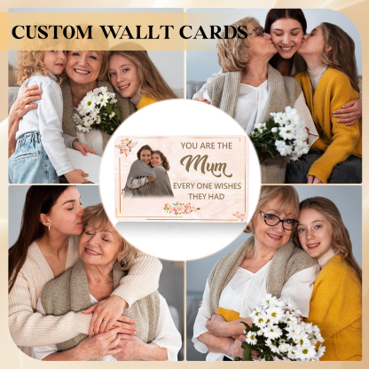 Personalised Mum Wallet Card with Custom Photo – Meaningful  Gift for Mother | Jessemade