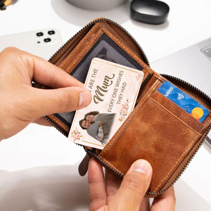 Personalised Mum Wallet Card with Custom Photo – Meaningful  Gift for Mother | Jessemade