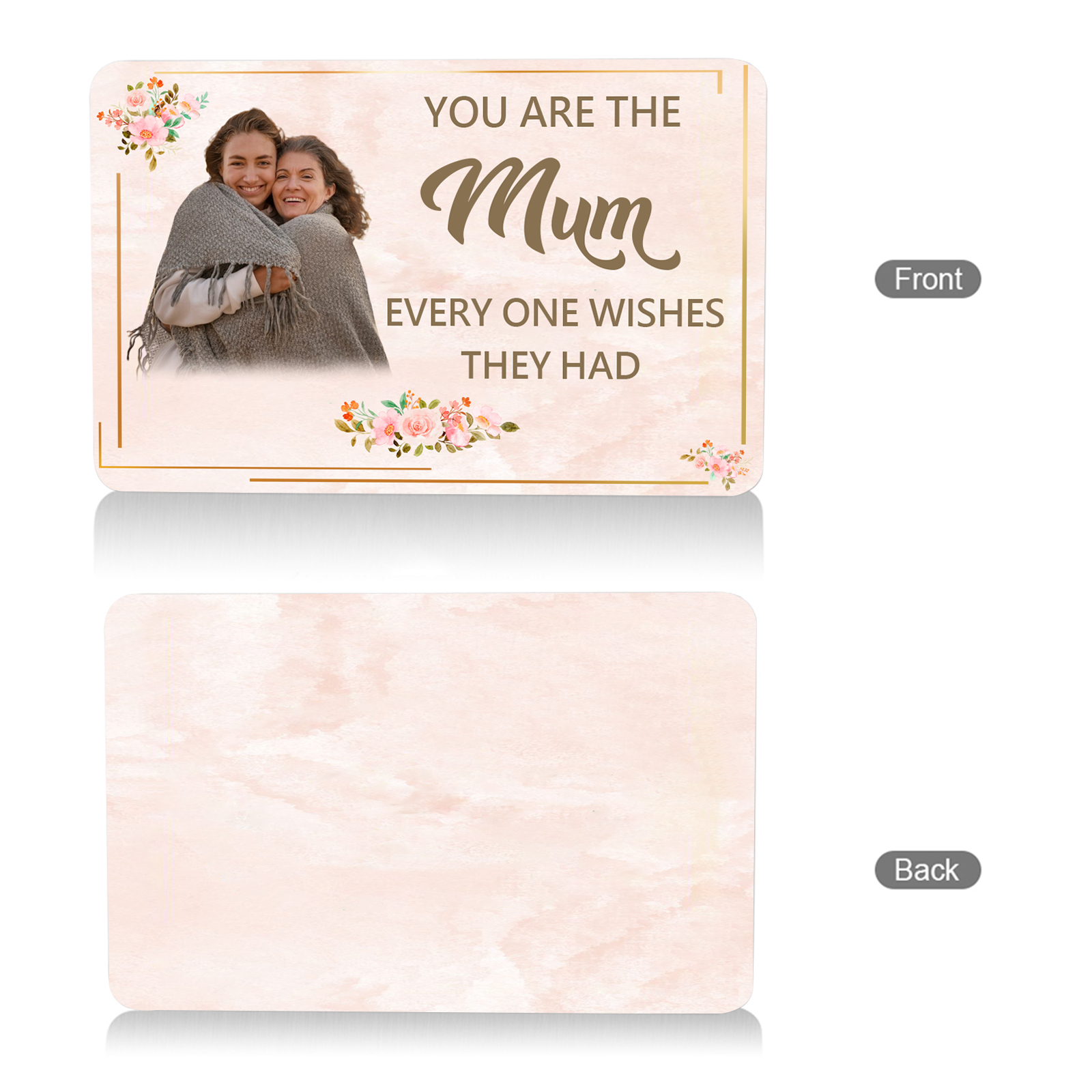 Personalised Mum Wallet Card with Custom Photo – Meaningful  Gift for Mother | Jessemade