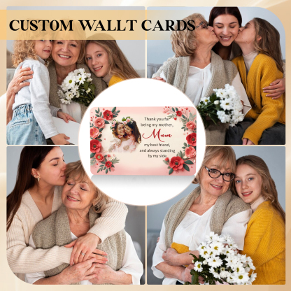 Personalised Wallet Card with Custom Photo – Heartfelt Gift for Mum | Jessemade