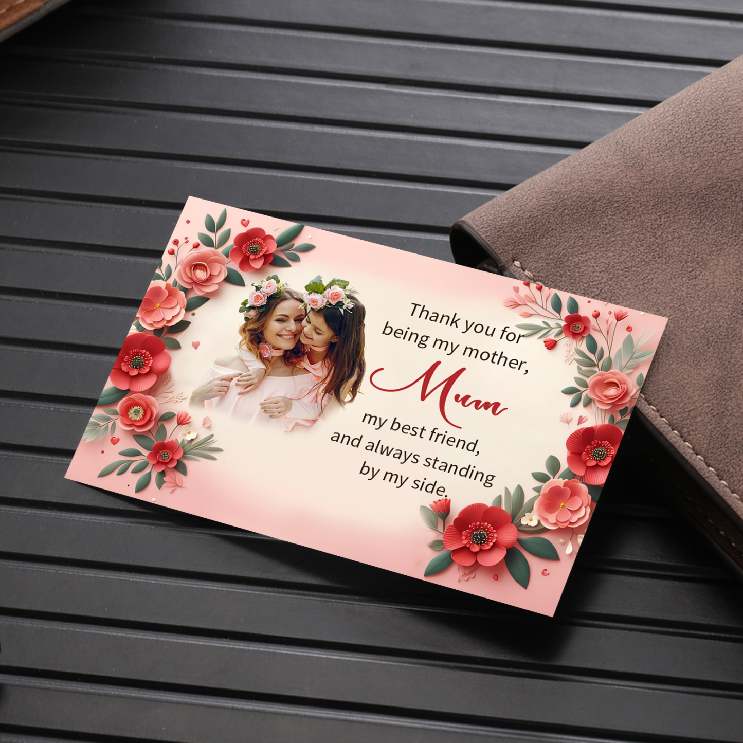 Personalised Wallet Card with Custom Photo – Heartfelt Gift for Mum | Jessemade