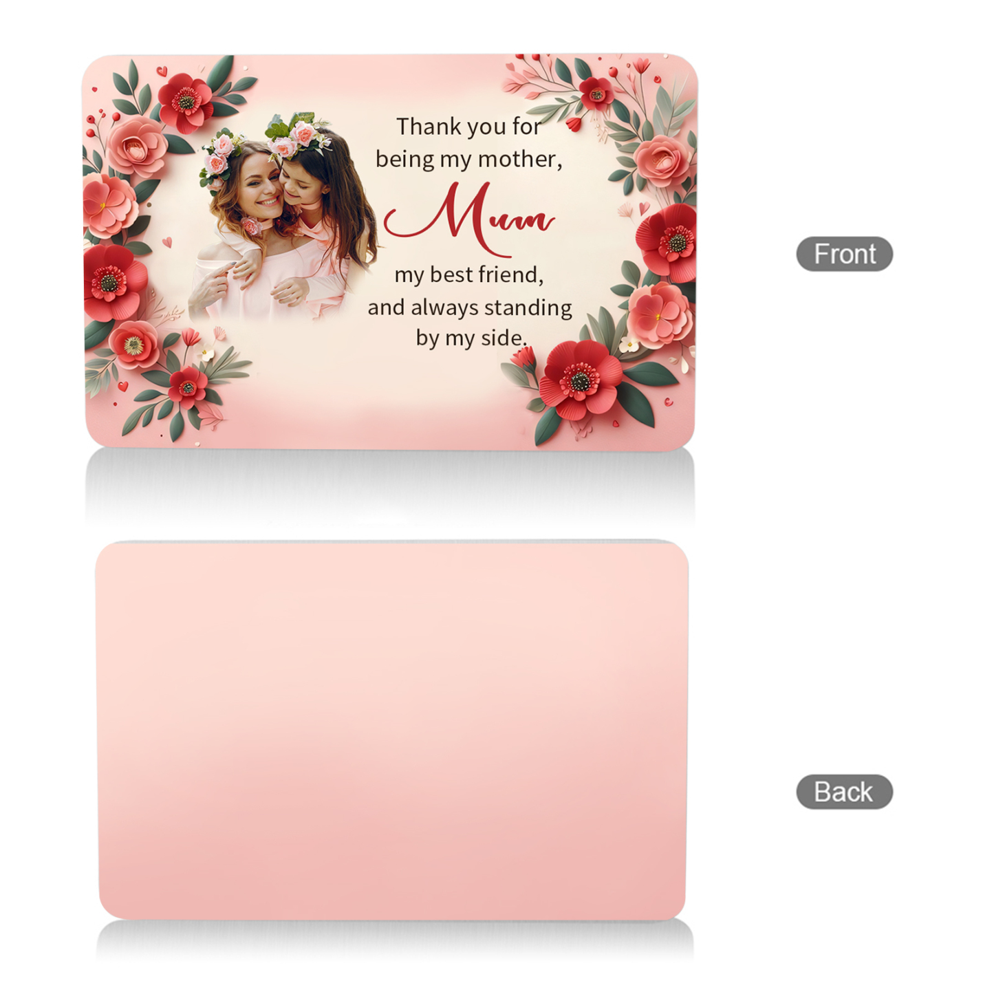 Personalised Wallet Card with Custom Photo – Heartfelt Gift for Mum | Jessemade