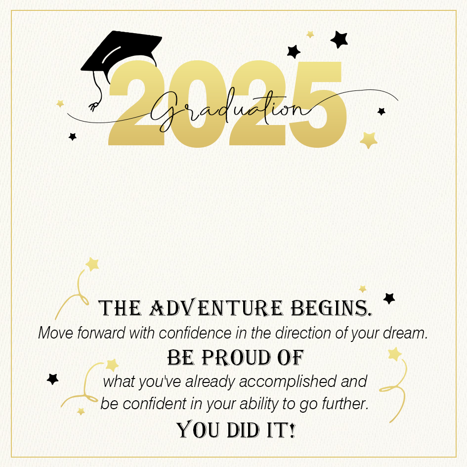 Personalised Graduation Necklace with Name & Birthstone - Graduation Box Set Gift | Jessemade