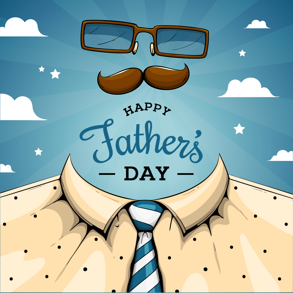 Happy Father's Day-Dad Warm Gift Card, Special Card for Daddy