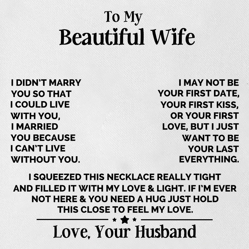 To My Wife Greeting Cards – 3 Designs for Loved Ones | Jessemade