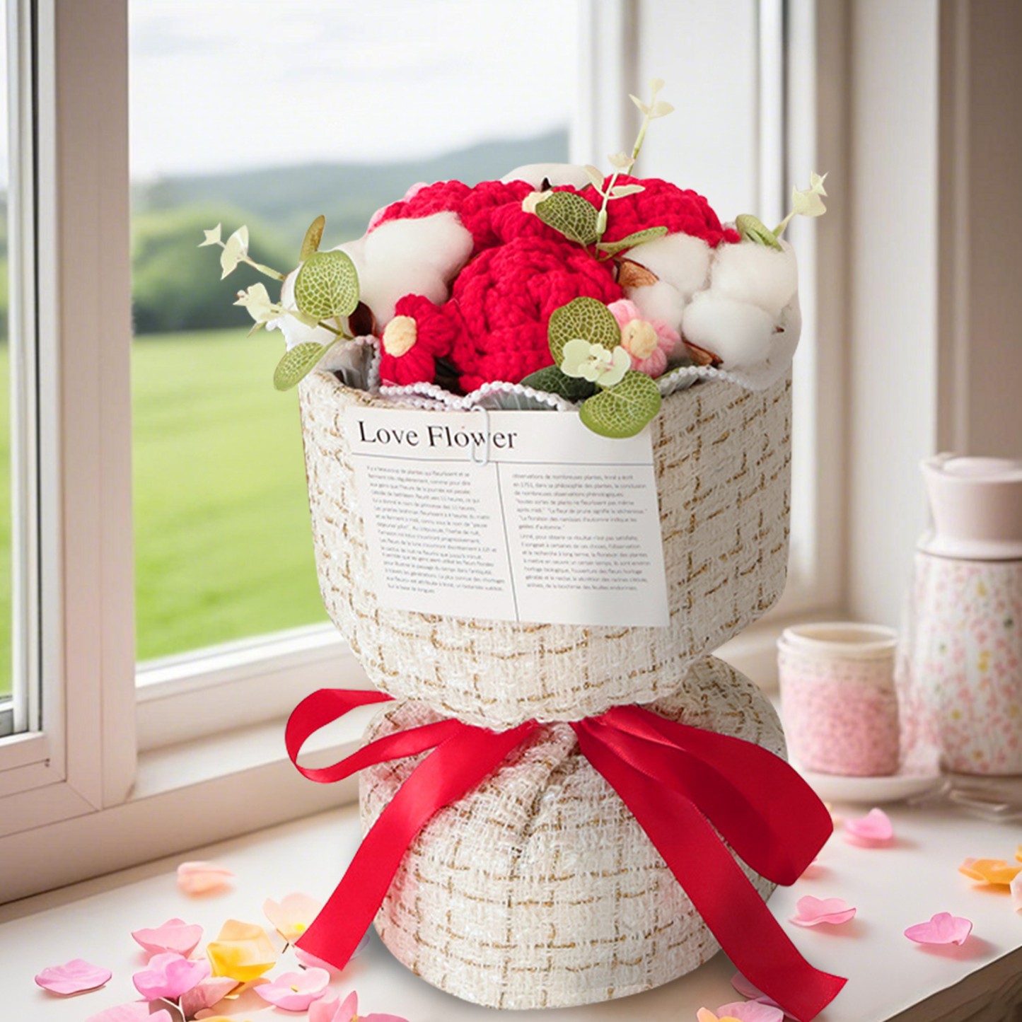 Handcrafted Plush Flower Bouquet – Perfect Gift for Mum, Nan or Loved Ones | Jessemade