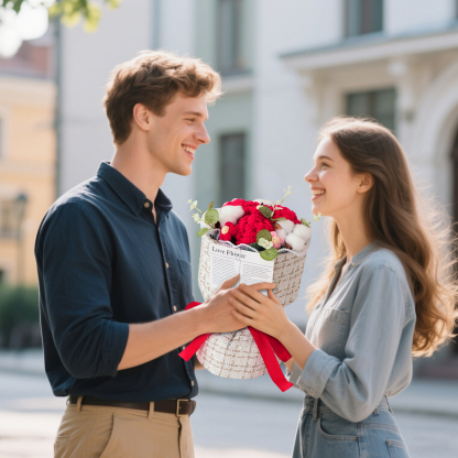 Handcrafted Plush Flower Bouquet – Perfect Gift for Mum, Nan or Loved Ones | Jessemade