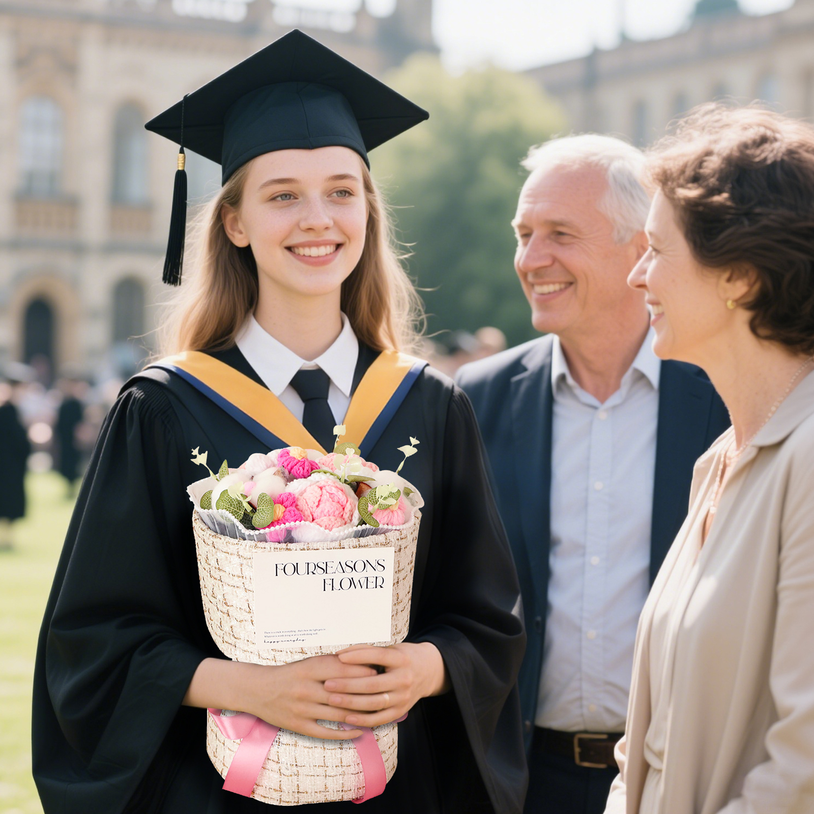 Handcrafted Plush Flower Bouquet – Perfect Gift for Mum, Nan or Loved Ones | Jessemade