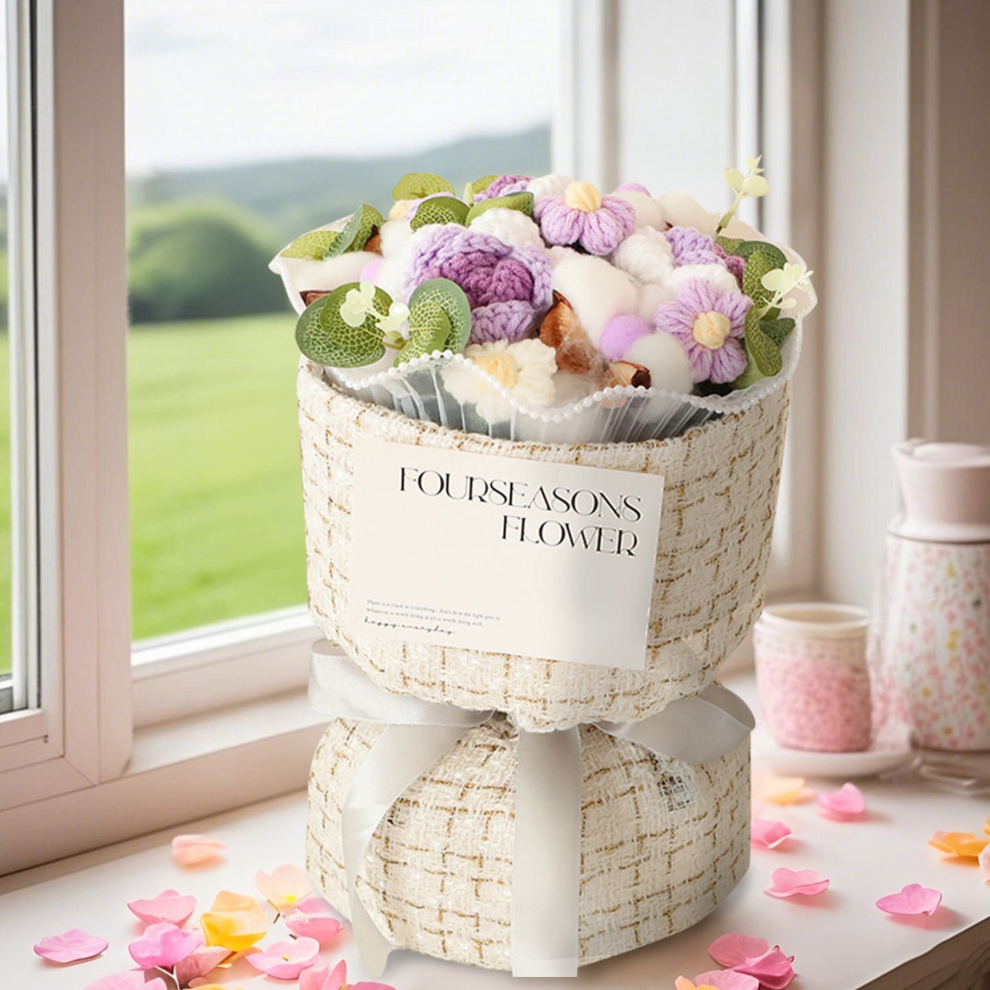 Handcrafted Plush Flower Bouquet – Perfect Gift for Mum, Nan or Loved Ones | Jessemade