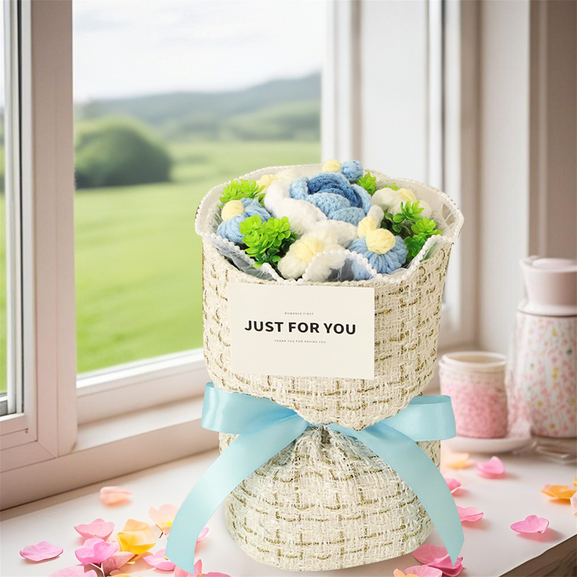 Handcrafted Plush Flower Bouquet – Perfect Gift for Mum, Nan or Loved Ones | Jessemade